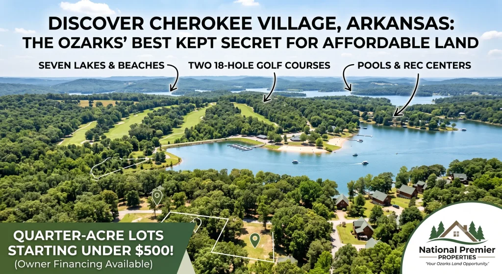 Land for Sale in Cherokee Village Arkansas: Why So Cheap?