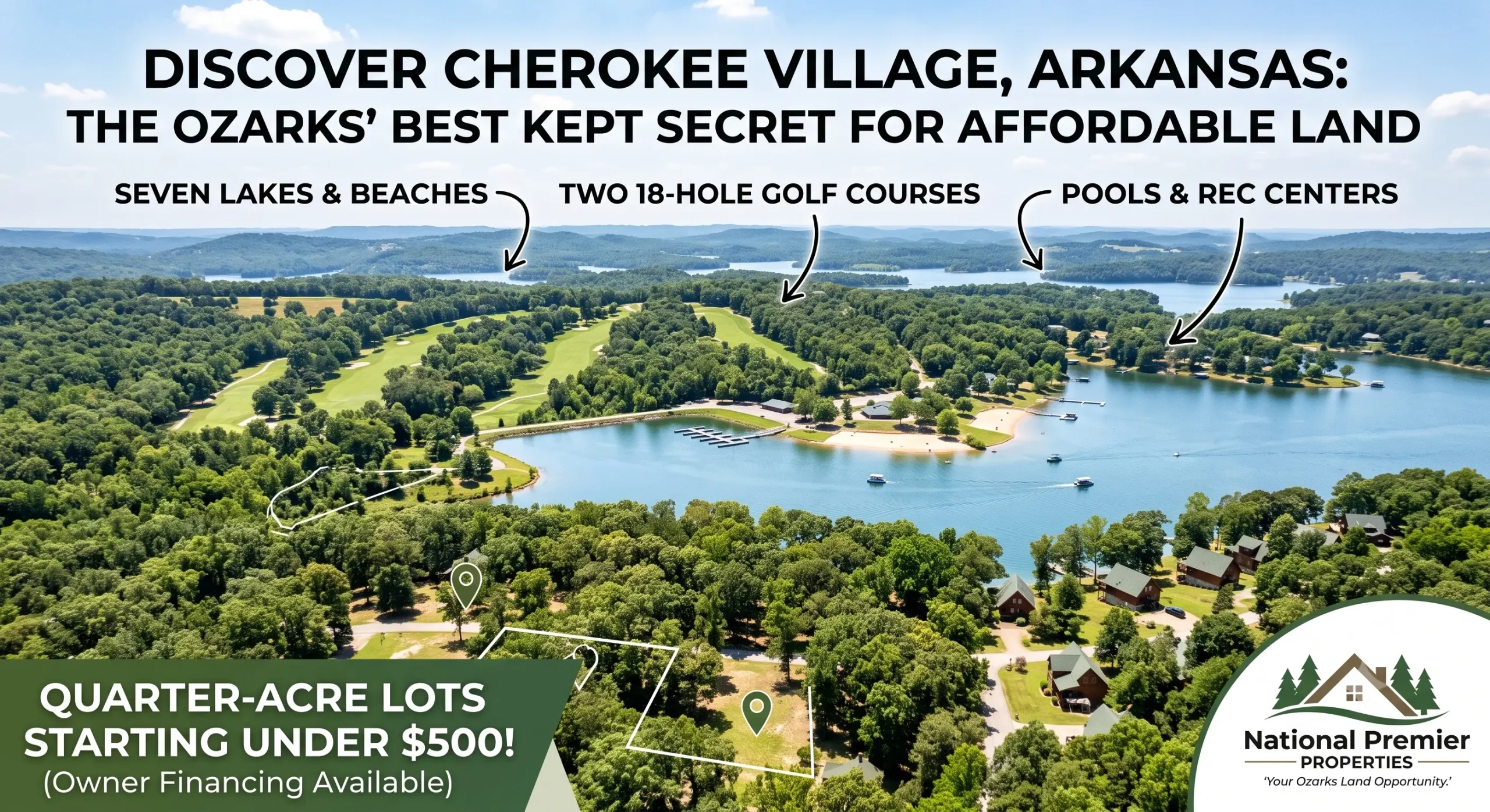 Land for Sale in Cherokee Village Arkansas: Why So Cheap?